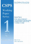 Research paper thumbnail of Center of Studies on Politics and Society-Working Paper Series Editor: Fabio de Nardis Which Models of Democracy? Internal and External Decision-Making Processes of Italian Social Centres in a Comparative Study 2011 Which Models of Democracy? Internal and External Decision-Making Processes of Ita...