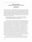 Research paper thumbnail of Reflection and Resistance: Challenges of Rationale-based Teacher Education