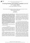 Research paper thumbnail of Fostering Students and Graduate Candidate Level of 21st Century Skills (A survey study conducted at a University)