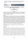 Research paper thumbnail of Second Language Learners and Their Self-confidence in Using English: A Social Constructive Perspective