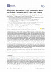 Research paper thumbnail of Holographic Micromirror Array with Diffuse Areas for Accurate Calibration of 3D Light-Field Display