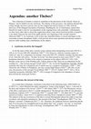 Research paper thumbnail of Aspendus another Thebes?
