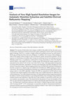 Research paper thumbnail of Analysis of Very High Spatial Resolution Images for Automatic Shoreline Extraction and Satellite-Derived Bathymetry Mapping