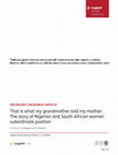 PDF) Narrative and Identity