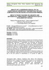 Research paper thumbnail of Impacto de la enseñanza musical en las competencias lingüísticas y matemáticas del alumnado de Educación Primaria