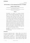 Research paper thumbnail of Self-Leadership as a Tool for Enhancing Performance at Workplace