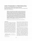 Research paper thumbnail of Limits of compensation in a failed antenna array