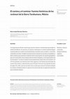 Research paper thumbnail of El camino y el caminar: fuentes históricas de los
rarámuri de la Sierra Tarahumara, México
