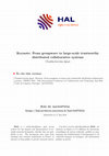 Research paper thumbnail of Keynote: From groupware to large-scale trustworthy distributed collaborative systems