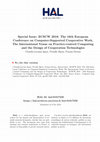 Research paper thumbnail of Special Issue: ECSCW 2018: The 16th European Conference on Computer-Supported Cooperative Work, The International Venue on Practice-centred Computing and the Design of Cooperation Technologies