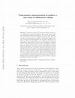 Research paper thumbnail of Time-Position Characterization of Conflicts: A Case Study of Collaborative Editing