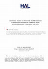 Research paper thumbnail of Awareness model to overview modifications in collaborative graphical authoring tools