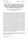 Research paper thumbnail of Psaltic repertoire, authors and transcribers of Ms. Rom.- Greek 23 Anthologhion from the “Dumitru Stăniloae” Ecumenical Library of the Metropolitan Church of Moldova and Bukovina in Iasi