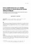 Research paper thumbnail of Fatsa Cingirt Kayasi 2012-2014 Sezonu Kazilarindan Ele Geçen Ağirliklar Üzeri̇ne Değerlendi̇rmeler