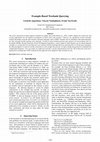 Research paper thumbnail of Example-Based Treebank Querying