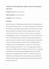 Research paper thumbnail of Would I lie to you? Researching audience attitudes to, and uses of, the promotional trailer format