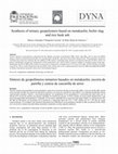 Research paper thumbnail of Synthesis of ternary geopolymers based on metakaolin, boiler slag and rice husk ash