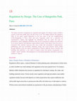 Research paper thumbnail of Regulation by Design: The Case of Batignolles Park, Paris
