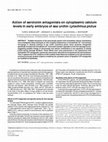 Research paper thumbnail of Action of serotonin antagonists on cytoplasmic calcium levels in early embryos of sea urchin Lytechinus pictus