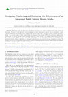 Research paper thumbnail of Designing, Conducting and Evaluating the Effectiveness of a Public Interest Integrated Design Studio