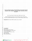 Research paper thumbnail of Does increasing the number of channels during neuromuscular electrical stimulation reduce fatigability and produce larger contractions with less discomfort?