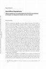 Research paper thumbnail of Geschliffene Biographeme. Paarkonstellationen im autobiographischen Musikerinnennachlass am Beispiel von Margarethe Quidde und Aline Valangin