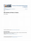 Research paper thumbnail of Men's identities and patterns of variation