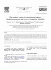 Research paper thumbnail of Abstract The Buckeye corpus of conversational speech: labeling conventions and a test of transcriber reliability