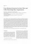 Research paper thumbnail of N-ary Relation Extraction for Joint T-Box and A-Box Knowledge Base Augmentation