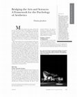 Research paper thumbnail of Bridging the arts and sciences