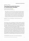 Research paper thumbnail of Theorizing Provocation Narratives as Communication Strategies