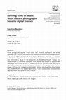 Research paper thumbnail of Reviving icons to death: when historic photographs become digital memes