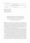 Research paper thumbnail of Cartographic modelling of the urban quality of life – aspect of green areas in the City of Lublin (Poland)