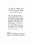 Research paper thumbnail of A Way to Support SPI Strategy through CertiBPM Training and Certification Program in Romania