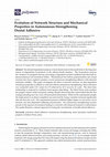 Research paper thumbnail of Evolution of Network Structure and Mechanical Properties in Autonomous-Strengthening Dental Adhesive