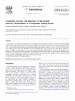 Research paper thumbnail of Community structure and phenology of chironomids (Insecta: Chironomidae) in a Patagonian Andean stream