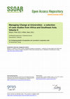 Research paper thumbnail of Managing Change at Universities - a selection of case studies from Africa and Southeast Asia. Volume II