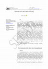 Research paper thumbnail of Bir İdealin İnşası: Stoacı Dünya Yurttaşlığı