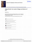 Research paper thumbnail of Village Worlds: Yan Lianke’s Villages and Matters of Life