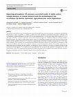 Research paper thumbnail of Reporting atmospheric CO2 pressure corrected results of stable carbon isotope analyses of cereals remains from the archaeological site of Peñalosa (SE Iberian Peninsula): agricultural and social implications
