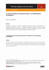 Research paper thumbnail of #45 El Estatuto Básico Del Empleado Público: Las Competencias Autonómicas