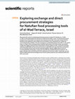 Research paper thumbnail of Exploring exchange and direct procurement strategies for Natufian food processing tools of el-Wad Terrace, Israel