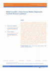 Research paper thumbnail of Dijital Gerçeklik ve İnsan Sonrası Düşünce Bağlamında Facebook Horizon Uygulaması