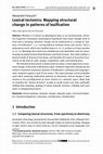 Research paper thumbnail of Lexical tectonics: Mapping structural change in patterns of lexification