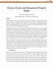 Research paper thumbnail of Ostrom, Floods and Mismatched Property Rights