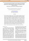 Research paper thumbnail of ANALISIS EFISIENSI PEMECAH GELOMBANG KONDISI EKSISTING DIBANDINGKAN DENGAN MATERIAL BATU BULAT HALUS (Studi Kasus Pantai Matras Kabupaten Bangka)