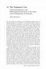 Research paper thumbnail of “The Translator’s Cut. Cultural Experience and Philosophical Narration in the Early Latin Translations of Avicenna”, in Premodern Experience of the Natural World in Translation, ed. Katja Krause, Maria Auxent, Dror Weil, Routledge, New York-London 2023 [29 June 2022], pp. 303-324 OPEN ACCESS