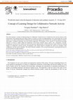 Research paper thumbnail of Concept of Learning Design for Collaborative Network Activity