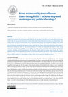 Research paper thumbnail of From Vulnerability to Resilience: Hans-Georg Bohle's Scholarship and Contemporary Political Ecology
