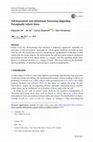 Research paper thumbnail of Self-Association and Attentional Processing Regarding Perceptually Salient Items